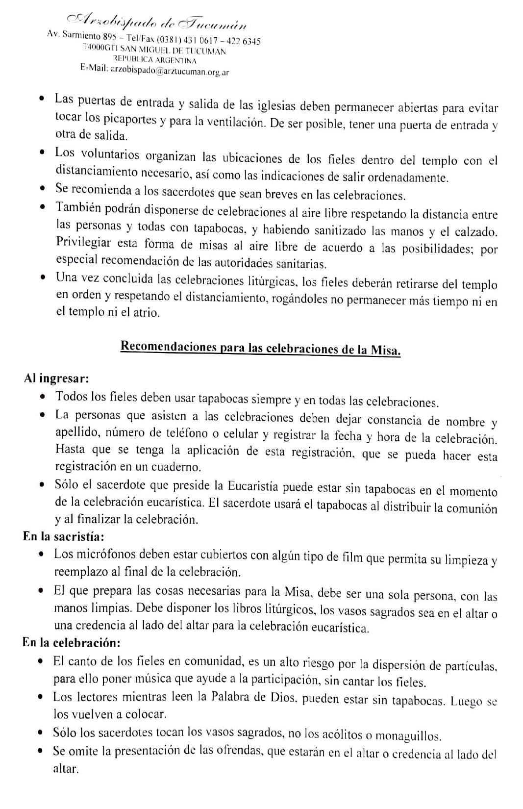 Se Omite El Saludo De La Paz As Ser N Las Misas En Tucum N